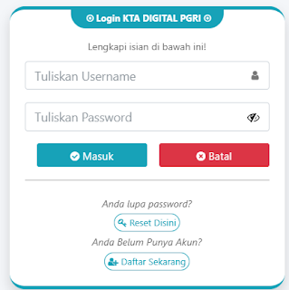 Register PGRI Teluk Bintuni - Persatuan Guru Republik Indonesia Cabang Kabupaten Teluk Bintuni